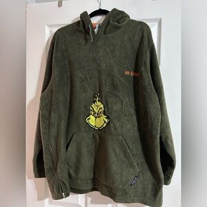Vintage 90’s Grinch embroidered XL soft hoodie